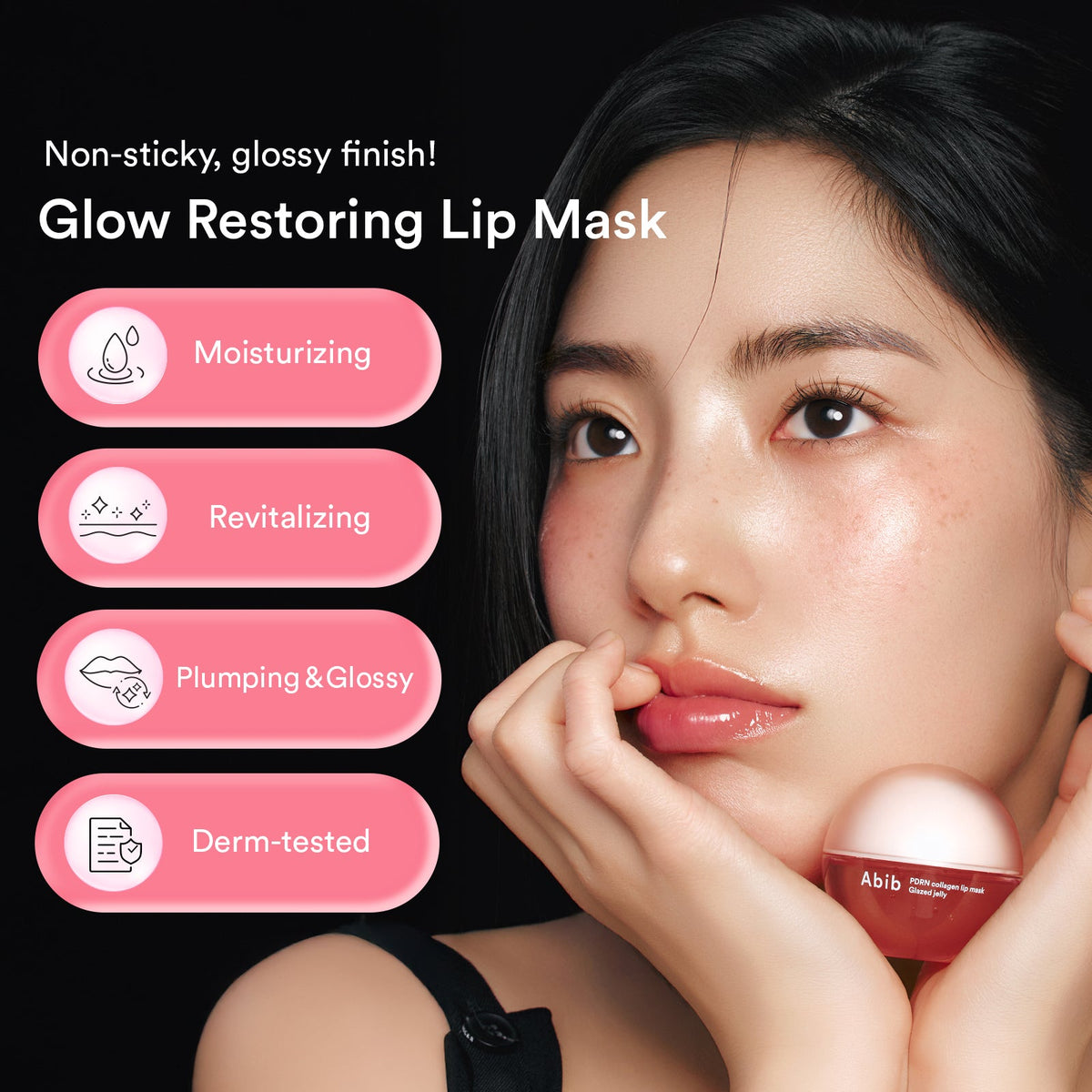 Abib PDRN Collagen Lip Mask Glazed Jelly product information