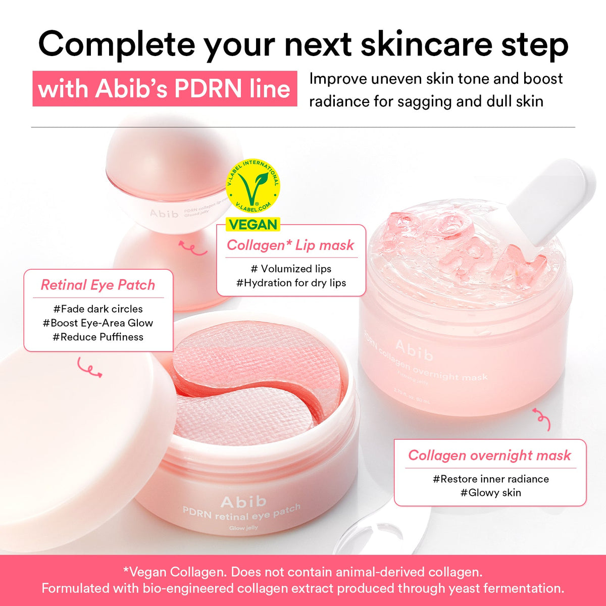 Abib PDRN Collagen Lip Mask Glazed Jelly product information