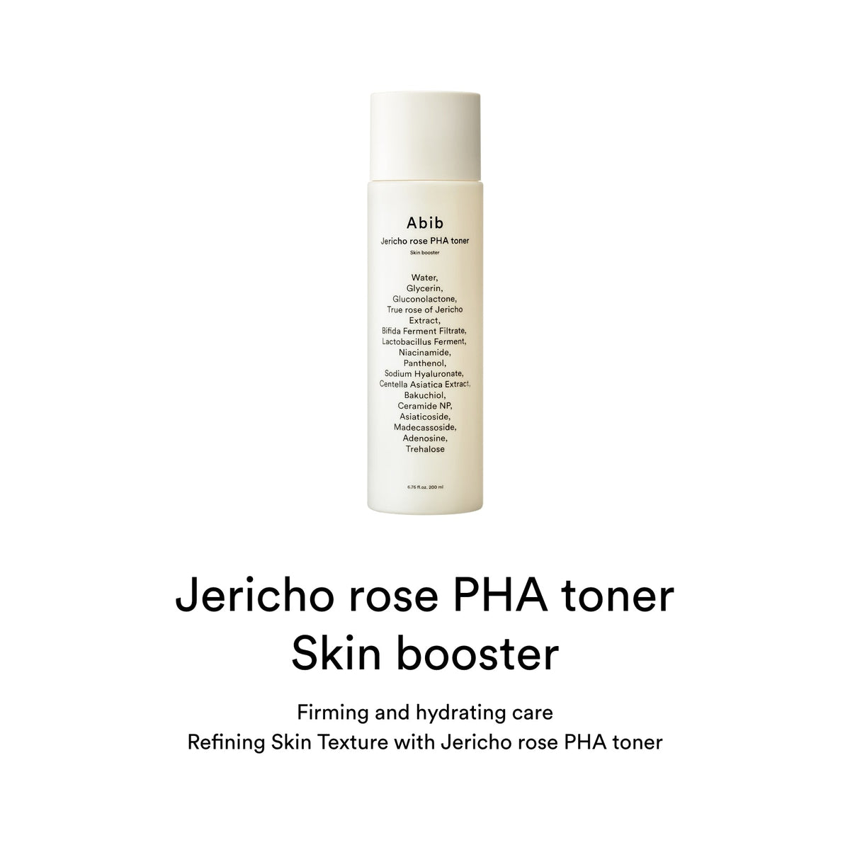 Abib Jericho Rose PHA Toner English product information