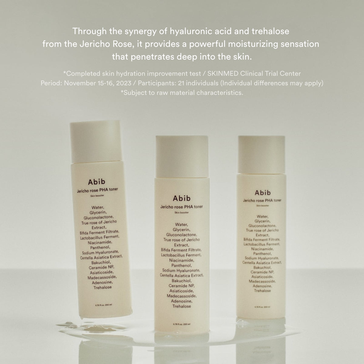 Abib Jericho Rose PHA Toner English product information