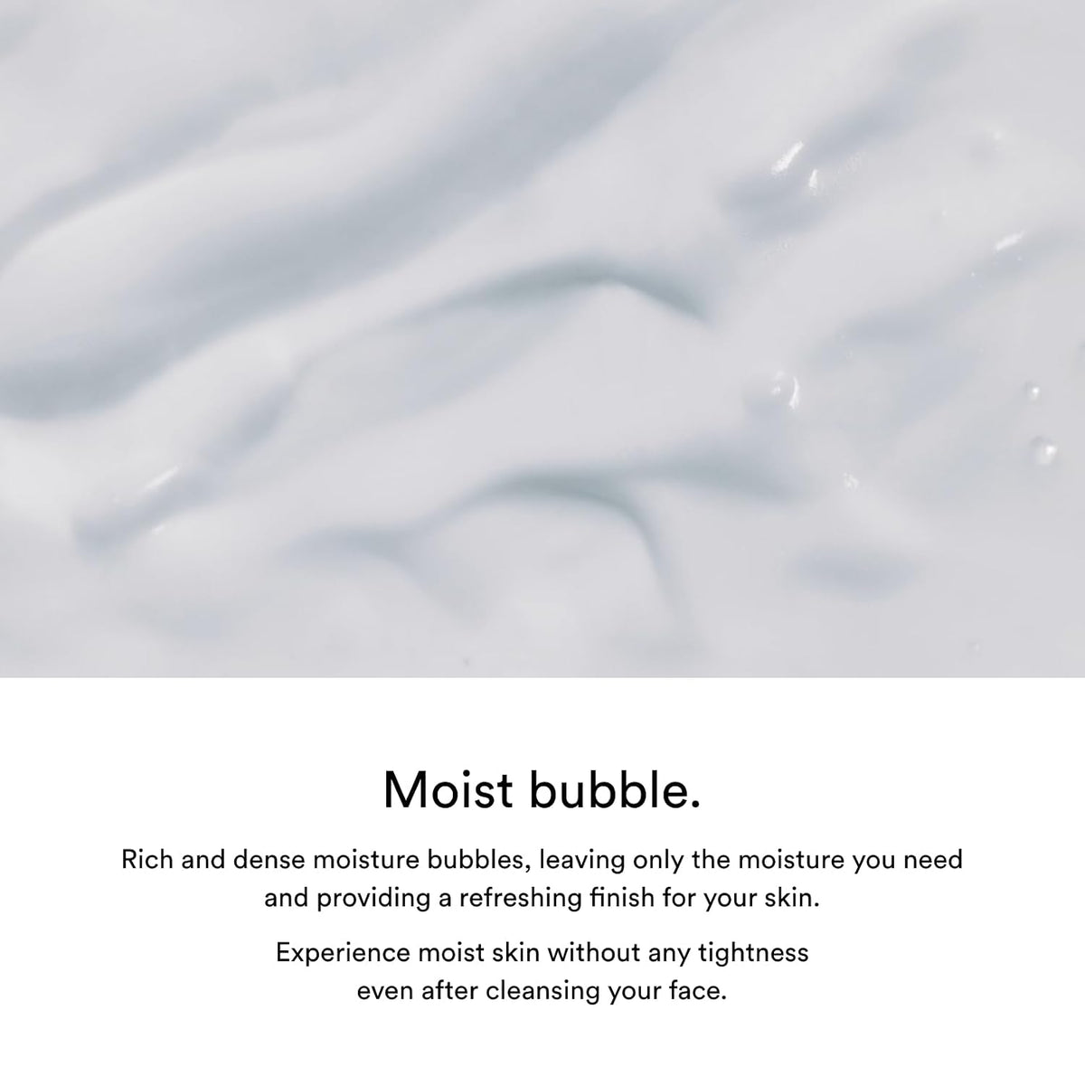 Abib Sedum Hyaluron Foam Cleanser β Rich moist bubble texture