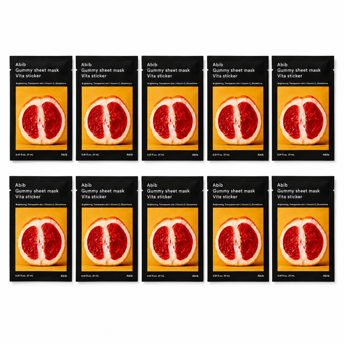 Ten Abib Gummy Sheet Mask Vita Sticker sachets