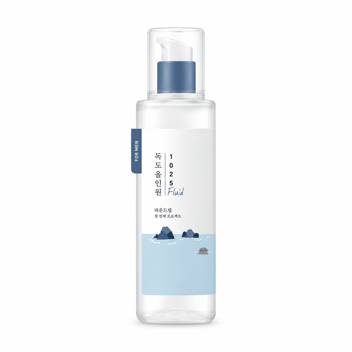 ROUND LAB 1025 Dokdo For Men All-in-One Fluid 200ml on a pure white background
