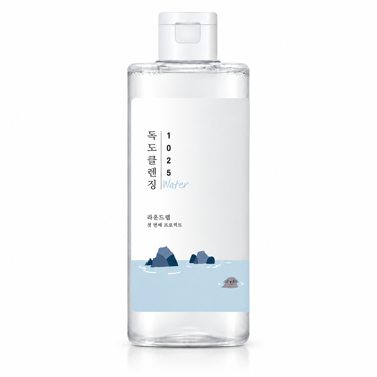 ROUND LAB 1025 Dokdo Cleansing Water 400ml on a pure white background