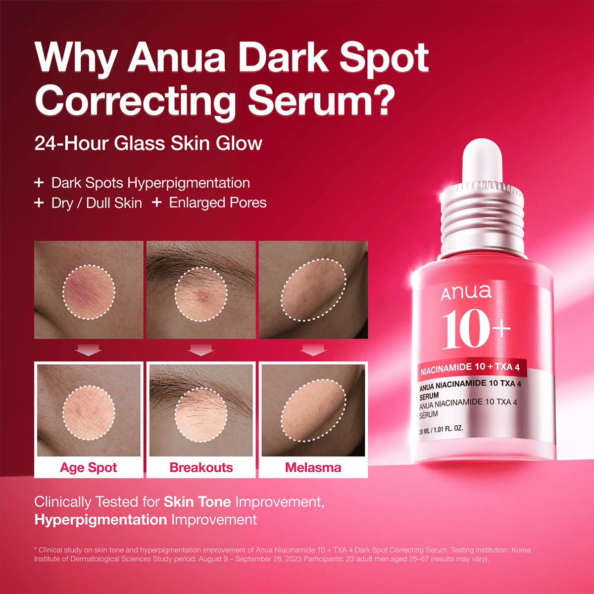 Anua Niacinamide 10 TXA 4 Serum brightening and dark spot care