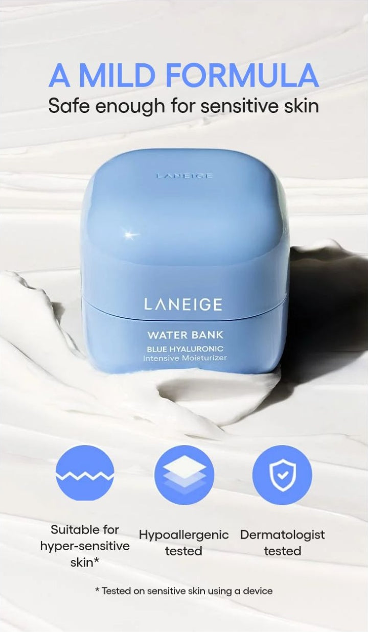 LANEIGE Water Bank Blue Hyaluronic Intensive Moisturizer official suitability