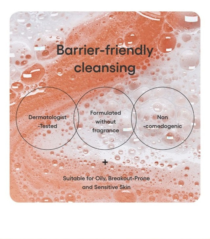 LANEIGE Balance Mode Rice Foaming Deep Cleanser official panel: Barrier-friendly cleansing Dermatologist -Tested Formulated without fragrance Non -comedogenic Suitable for Oily, Breakout-Prone and Sensitive Skin