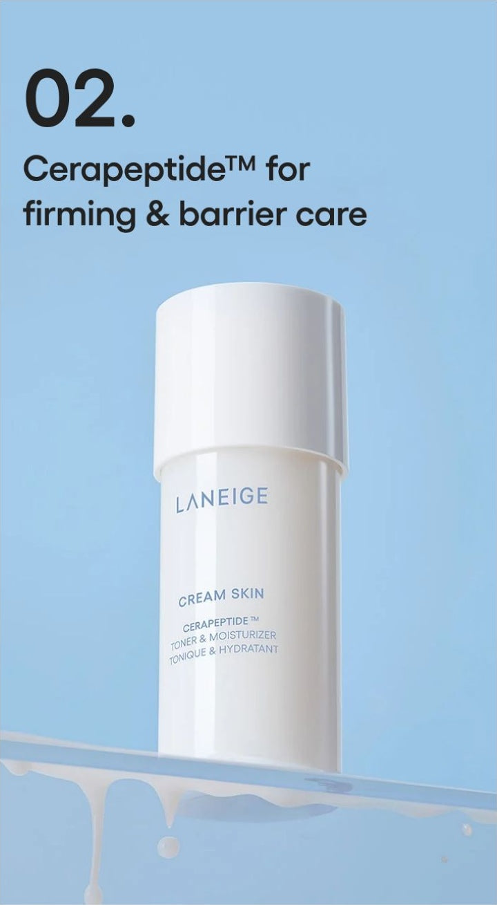 LANEIGE Cream Skin Cerapeptide Mist official same-formula information panel: point02 cerapeptide