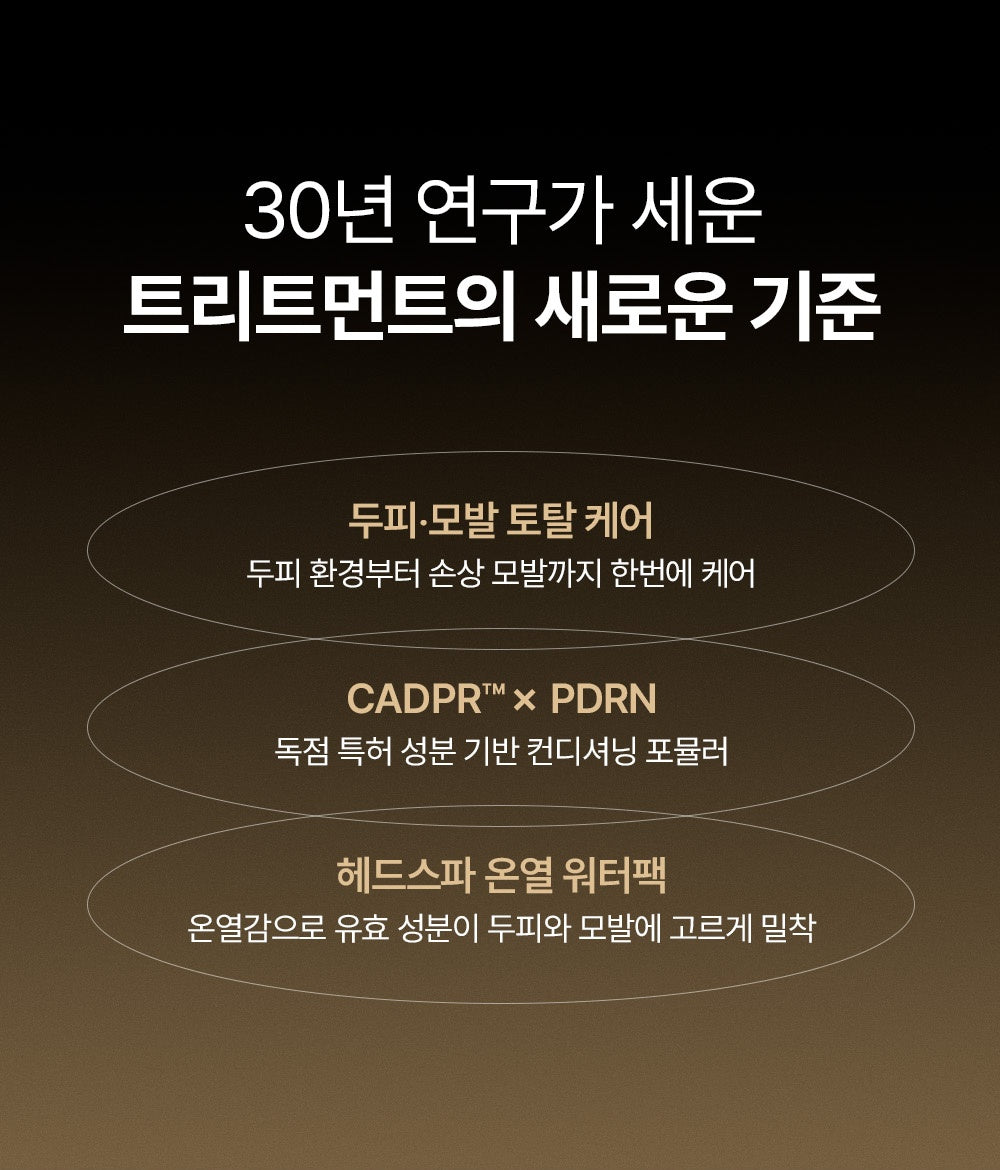 Refilled Treatment scalp hair and warming conditioning overview in Korean