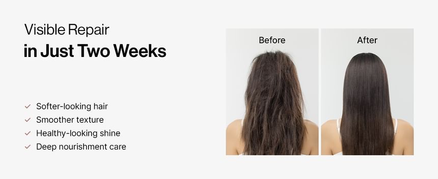 Refilled Smoother-looking hair demonstration