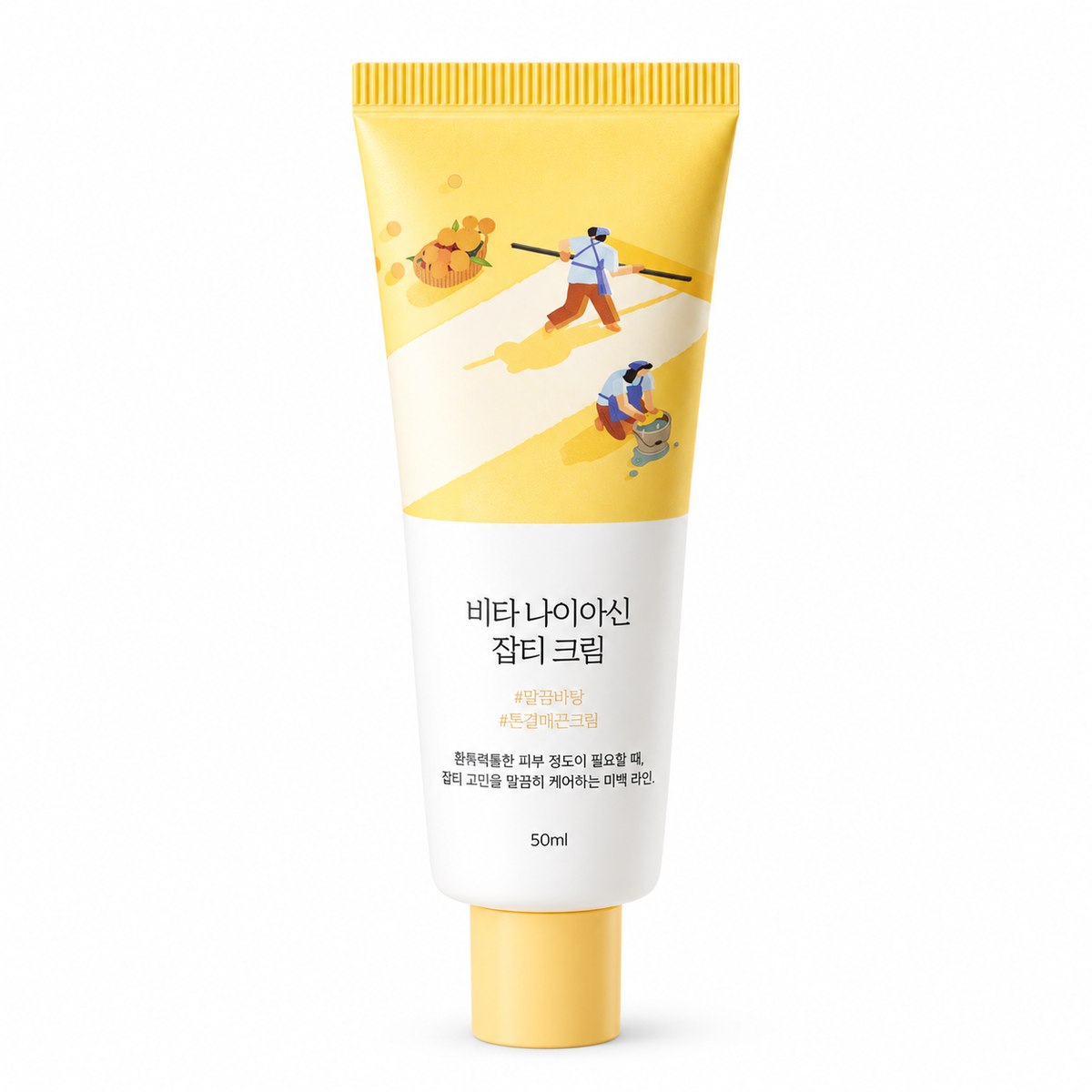 ROUND LAB Vita Niacin Blemish Cream 50 ml on a white background