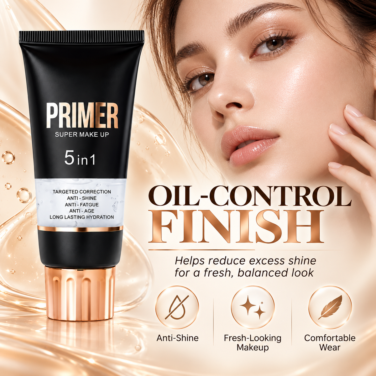 5 in 1 Primer for Face Before Makeup – Blurring & Hydrating