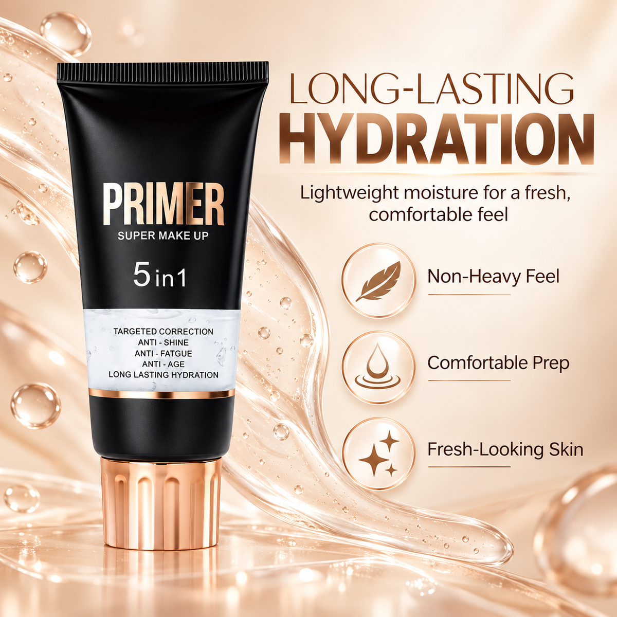 5 in 1 Primer for Face Before Makeup – Blurring & Hydrating