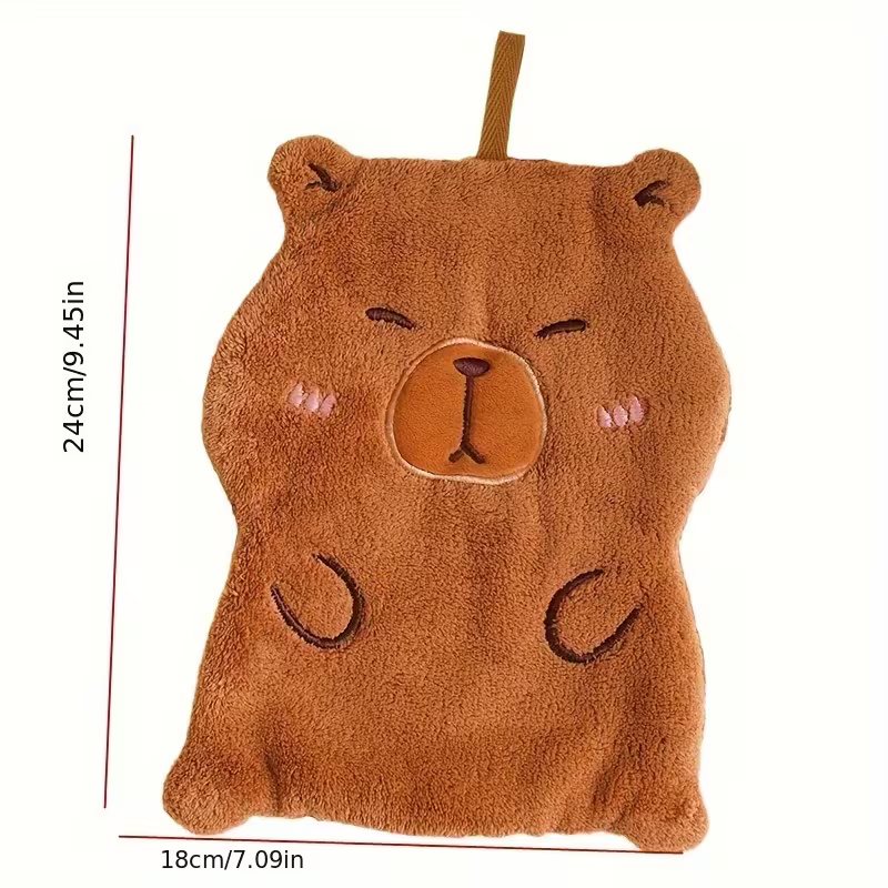 Cute Capybara Hanging Hand Towel