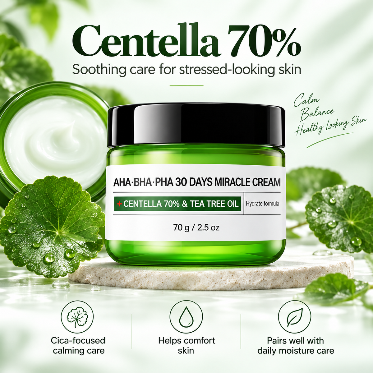 Centella Moisturizer with AHA BHA PHA & Cica Cream