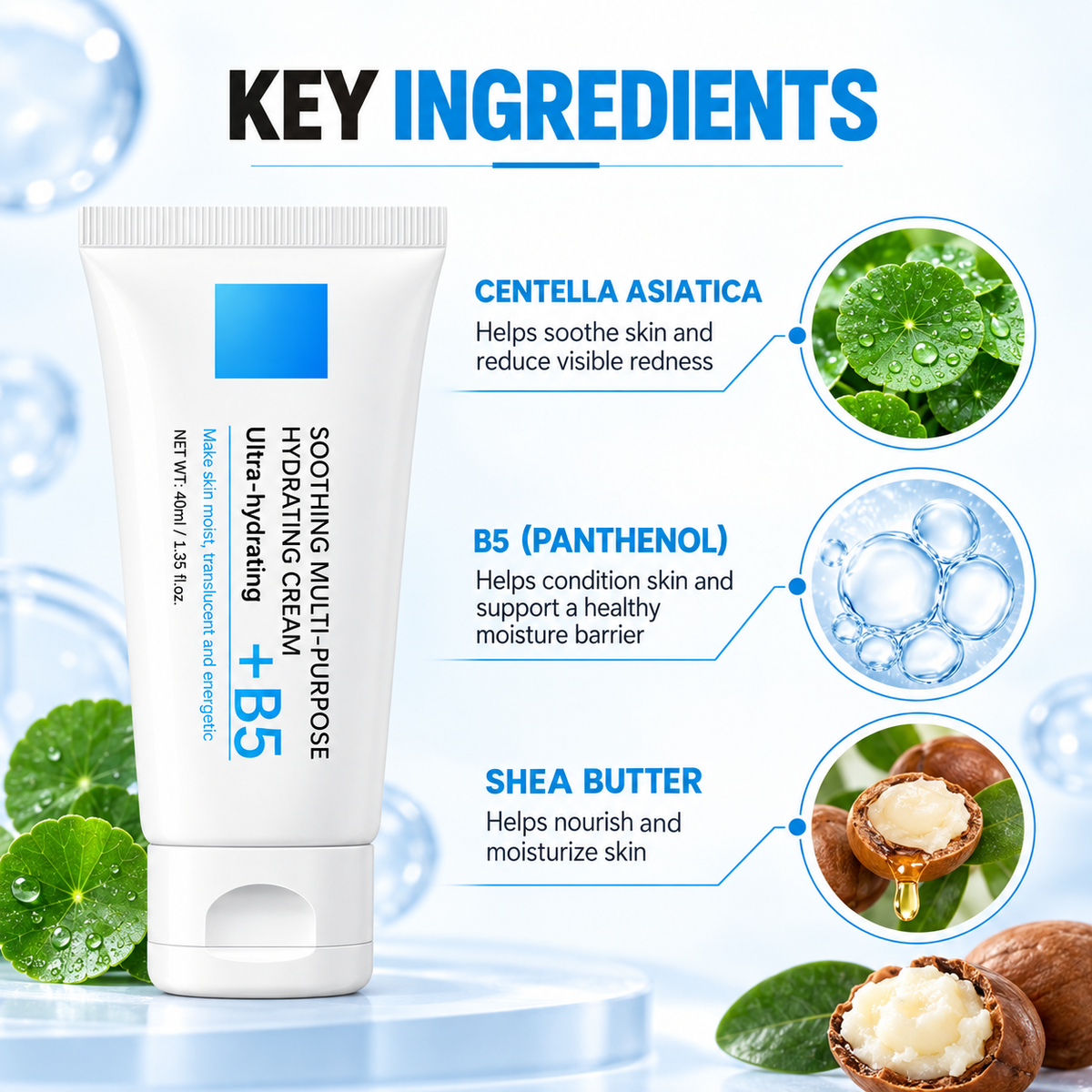 Centella Moisturizer Cream with Panthenol B5