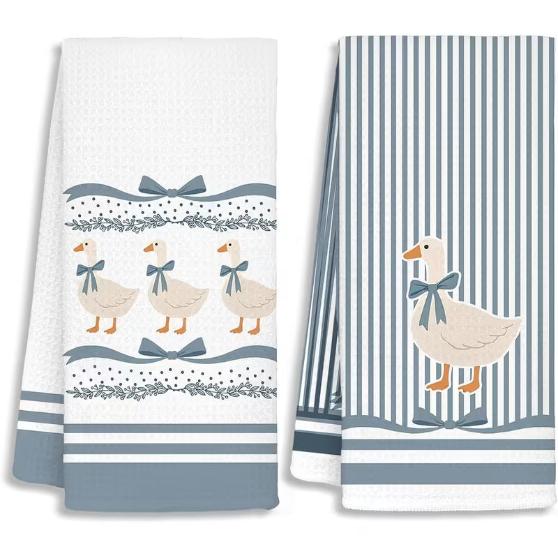 Duck Kitchen Dish Towels Set of 2