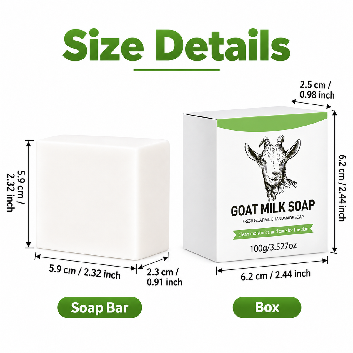 Goat Milk Soap Bar for Face & Body