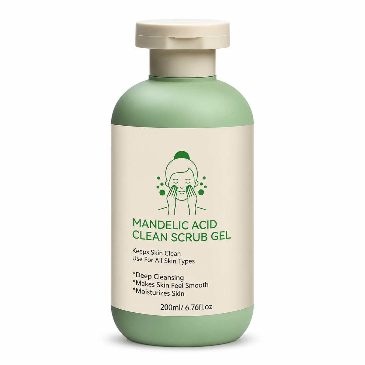 Mandelic Acid Clean Scrub Gel for Face & Body