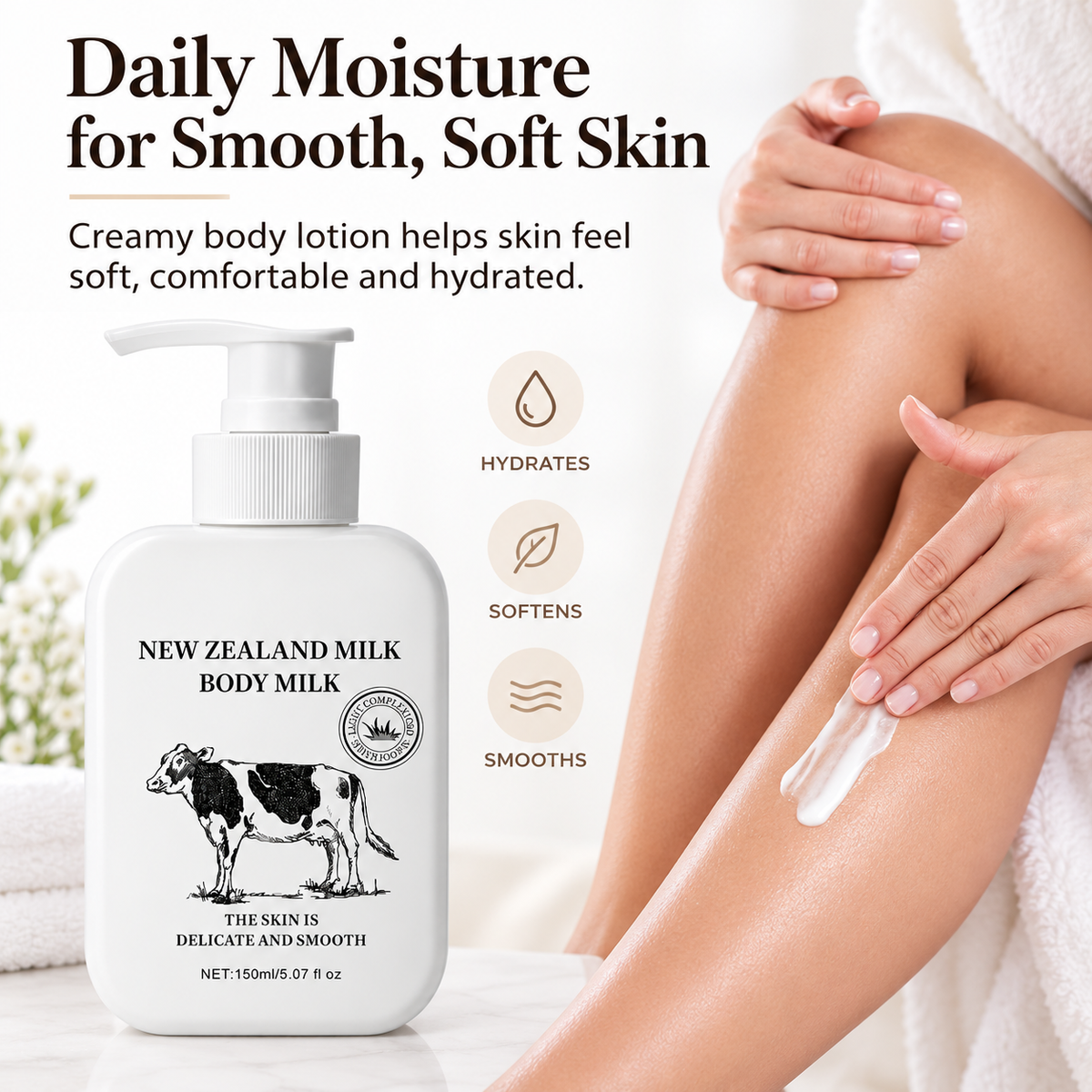 New Zealand Milk Body Lotion for Dry Skin