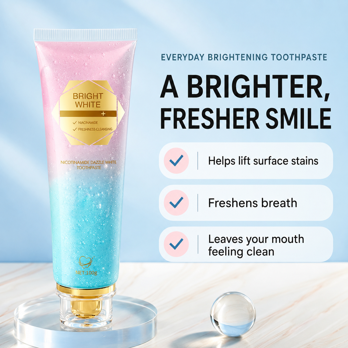 Niacinamide Whitening Toothpaste