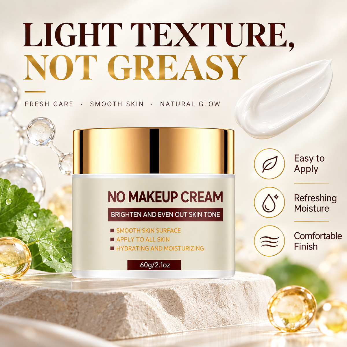 No Makeup Cream - Tone Up Cream with Niacinamide