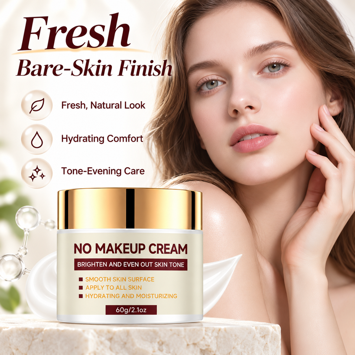 No Makeup Cream - Tone Up Cream with Niacinamide