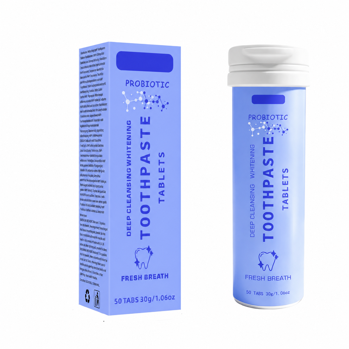 Probiotic Toothpaste Tablets with 10% Nano-Hydroxyapatite