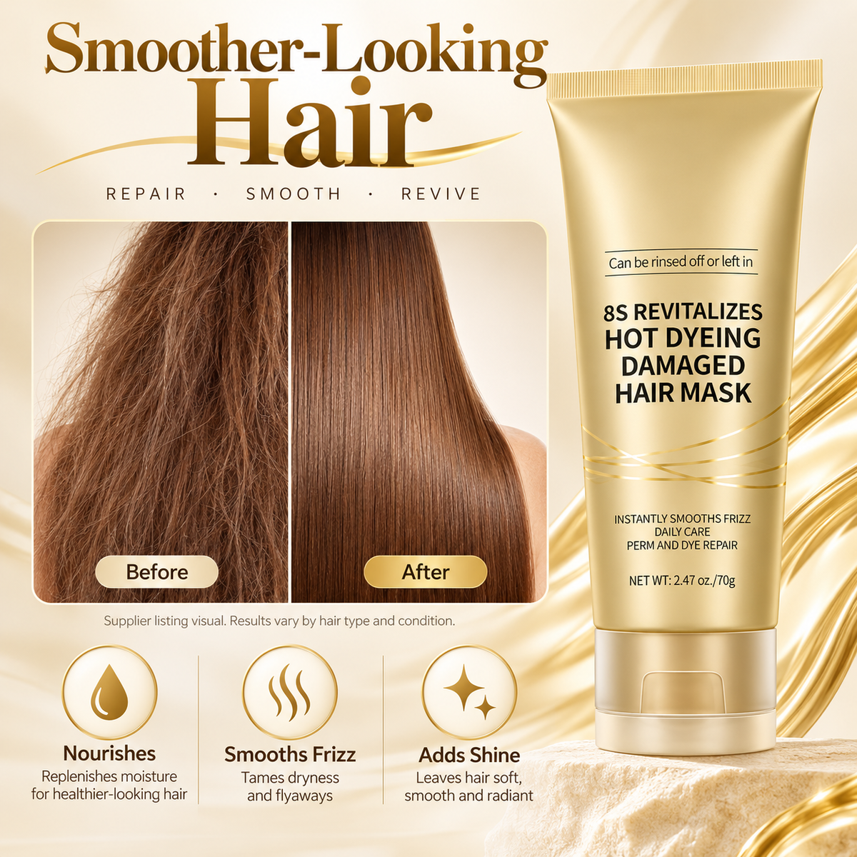 8S Revitalizes Hot Dyeing Damaged Hair Mask