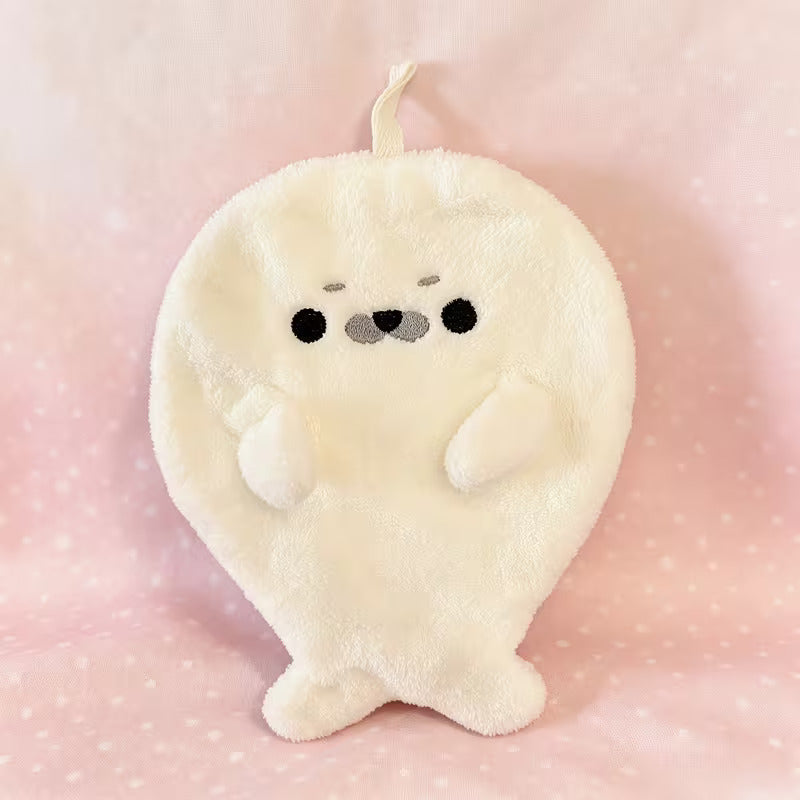 Cute Seal Hanging Hand Towel for Bathroom