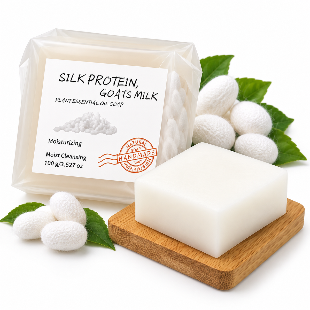 Goat Milk Soap Bar with Silk Protein