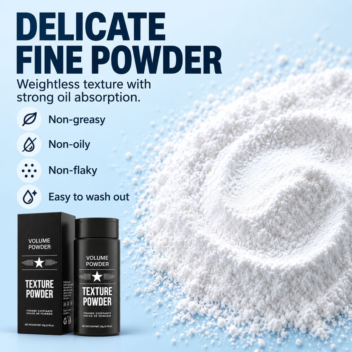 Hair Texture Powder for Men – Volume & Matte Finish