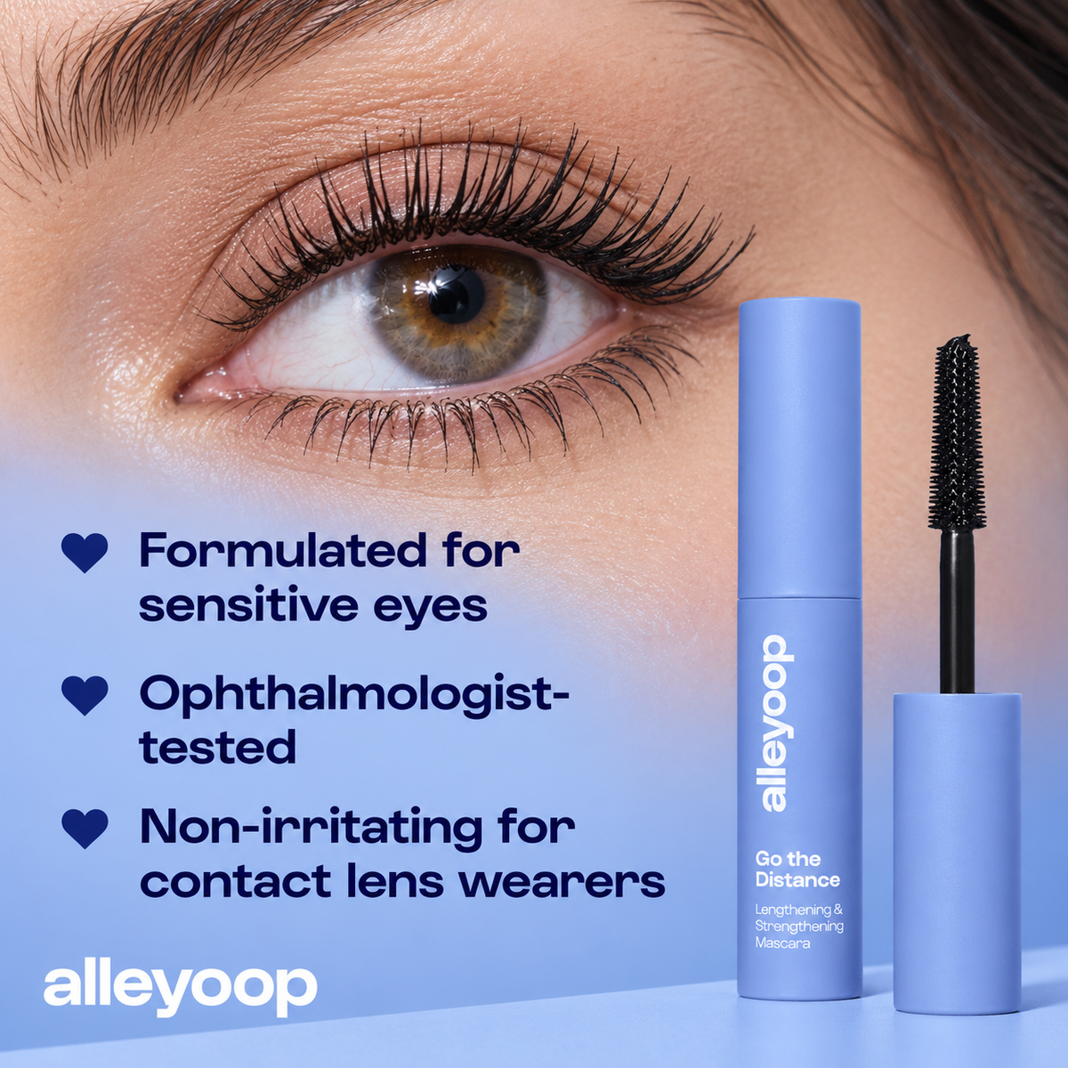 Alleyoop Go the Distance sensitive eyes infographic