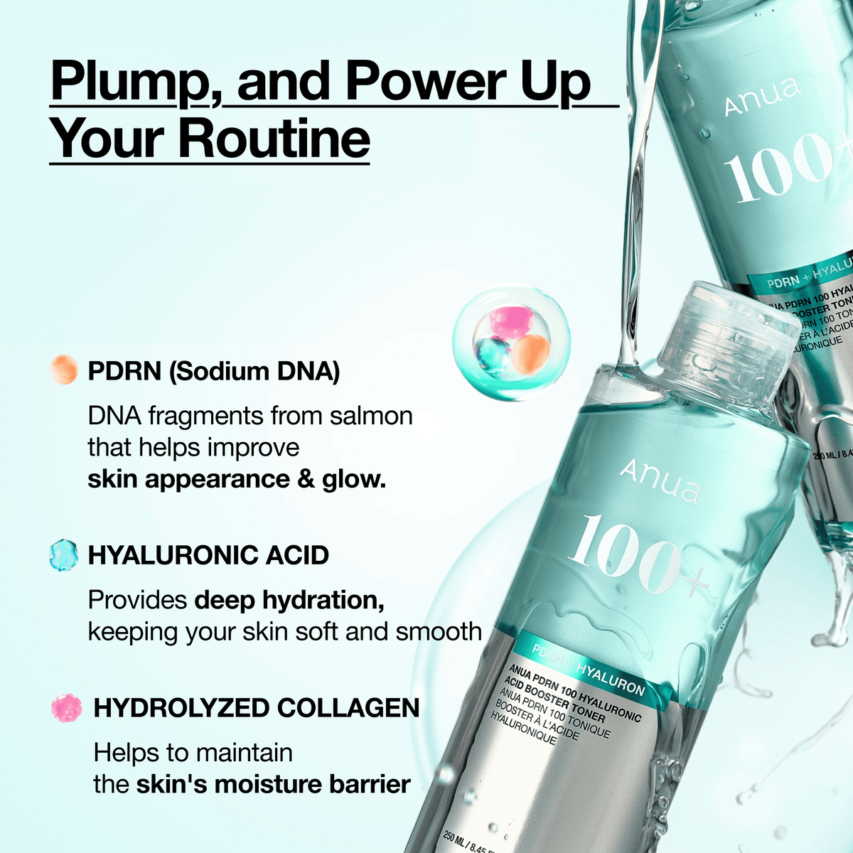 Anua PDRN 100 Hyaluronic Acid Booster Toner official product gallery 5