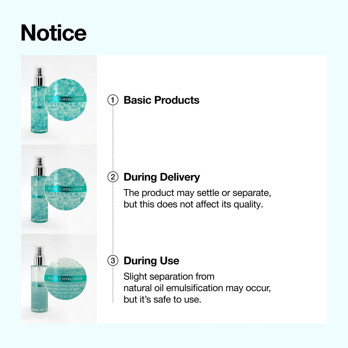Anua PDRN Hyaluronic Acid Hydrating Capsule Mist 100ml official gallery image 9
