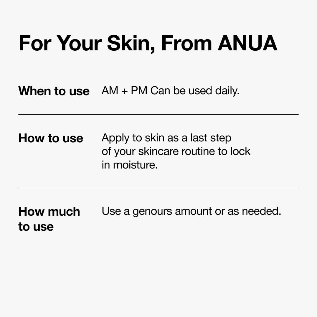 Anua PDRN cream routine placement and amount guidance