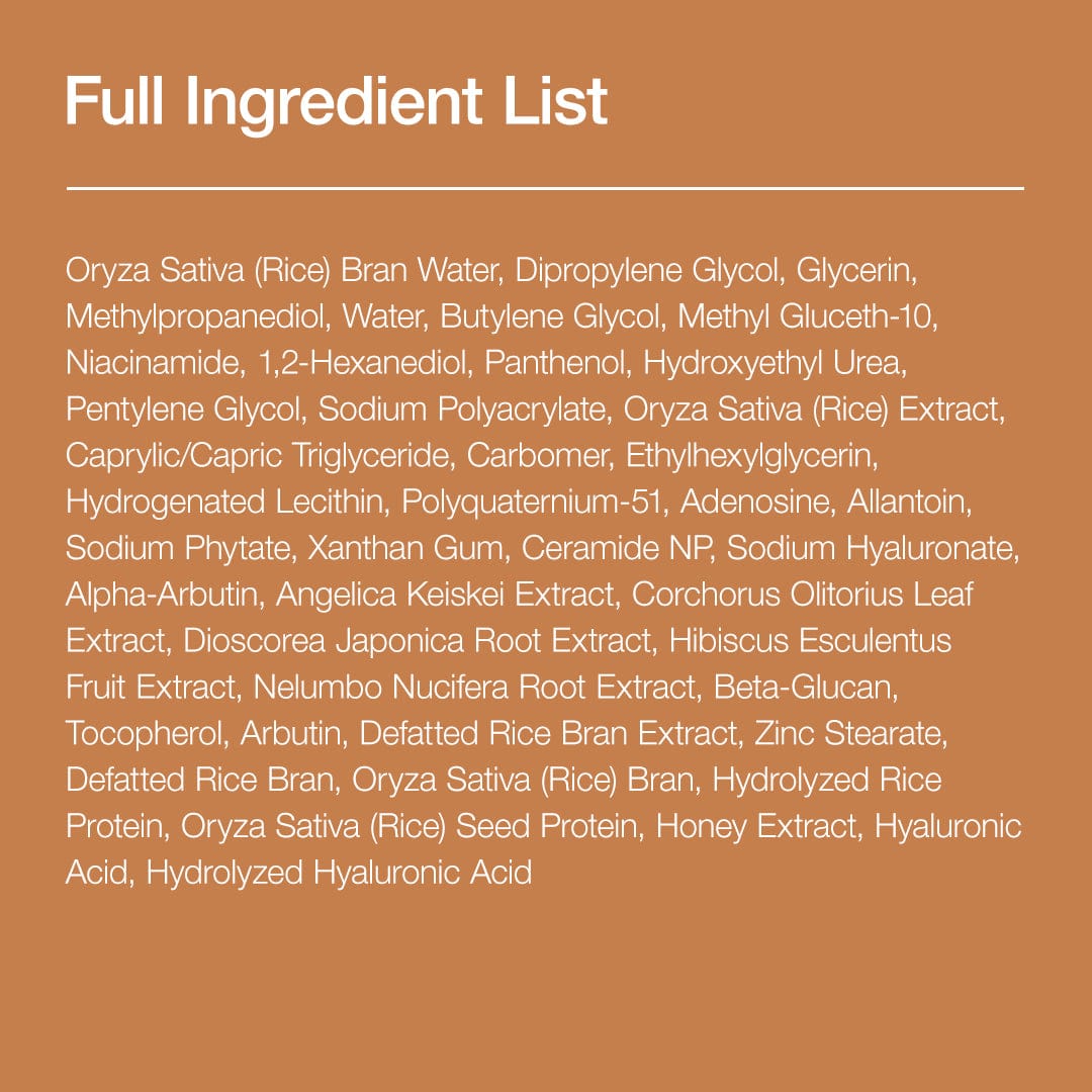 Anua Rice Ceramide 7 Hydrating Barrier Serum 50 ml official ingredient list