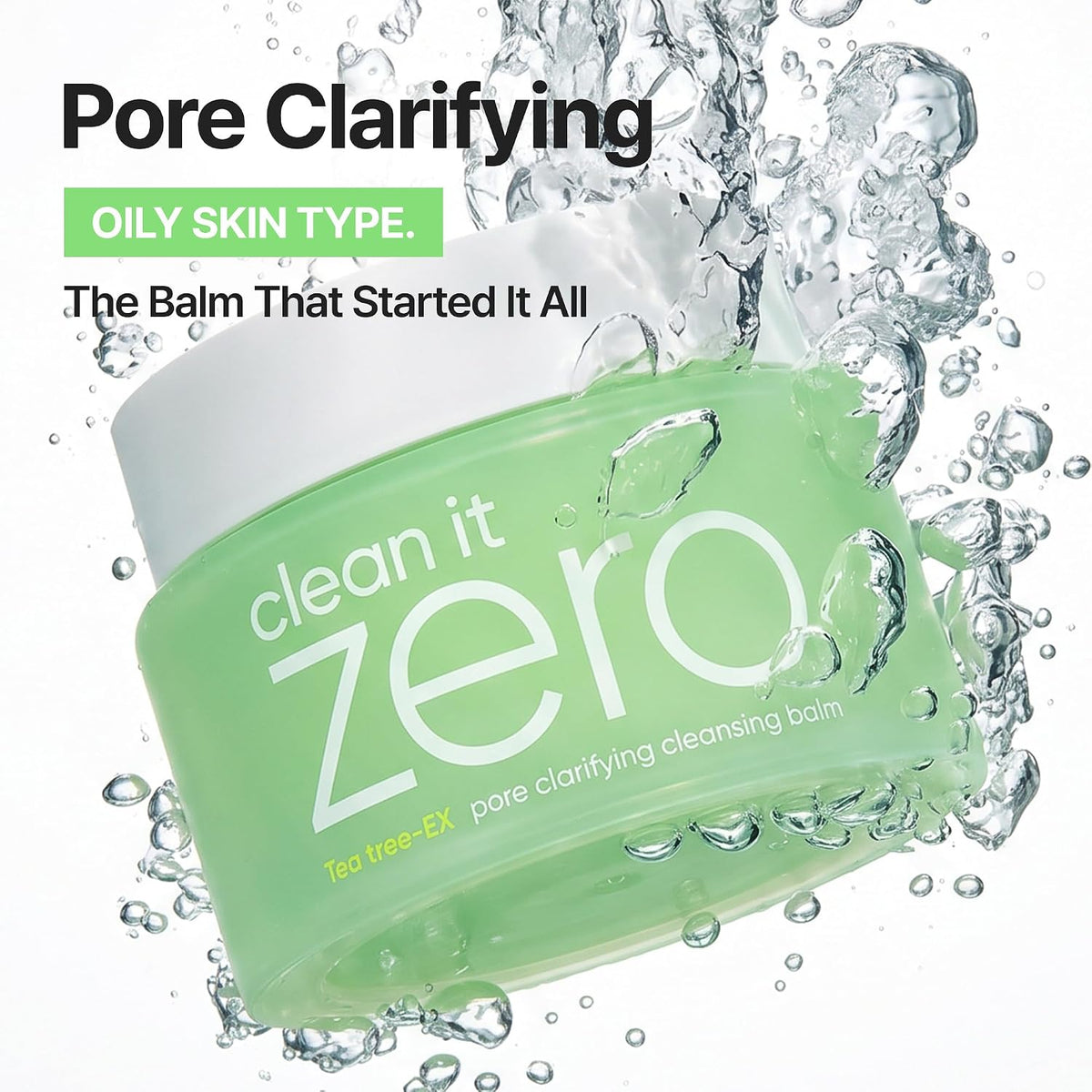 BANILA CO Clean It Zero Tea Tree-EX Pore Clarifying formula introduction and intended skin type