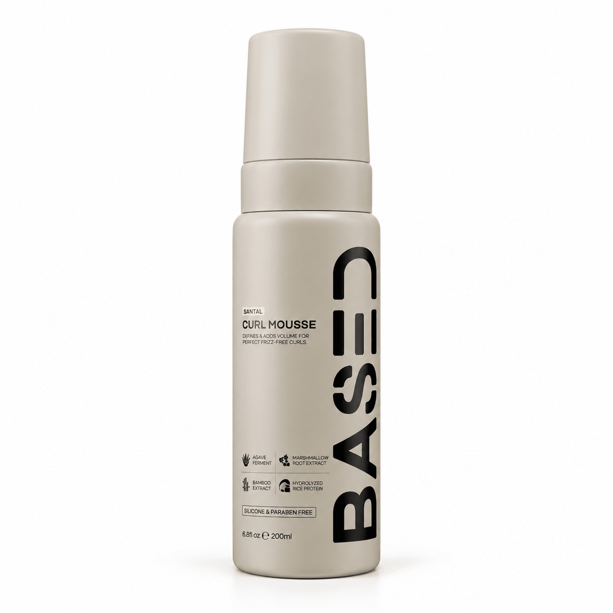 BASED Curl Mousse 6.8 fl oz 200 ml single bottle main product image