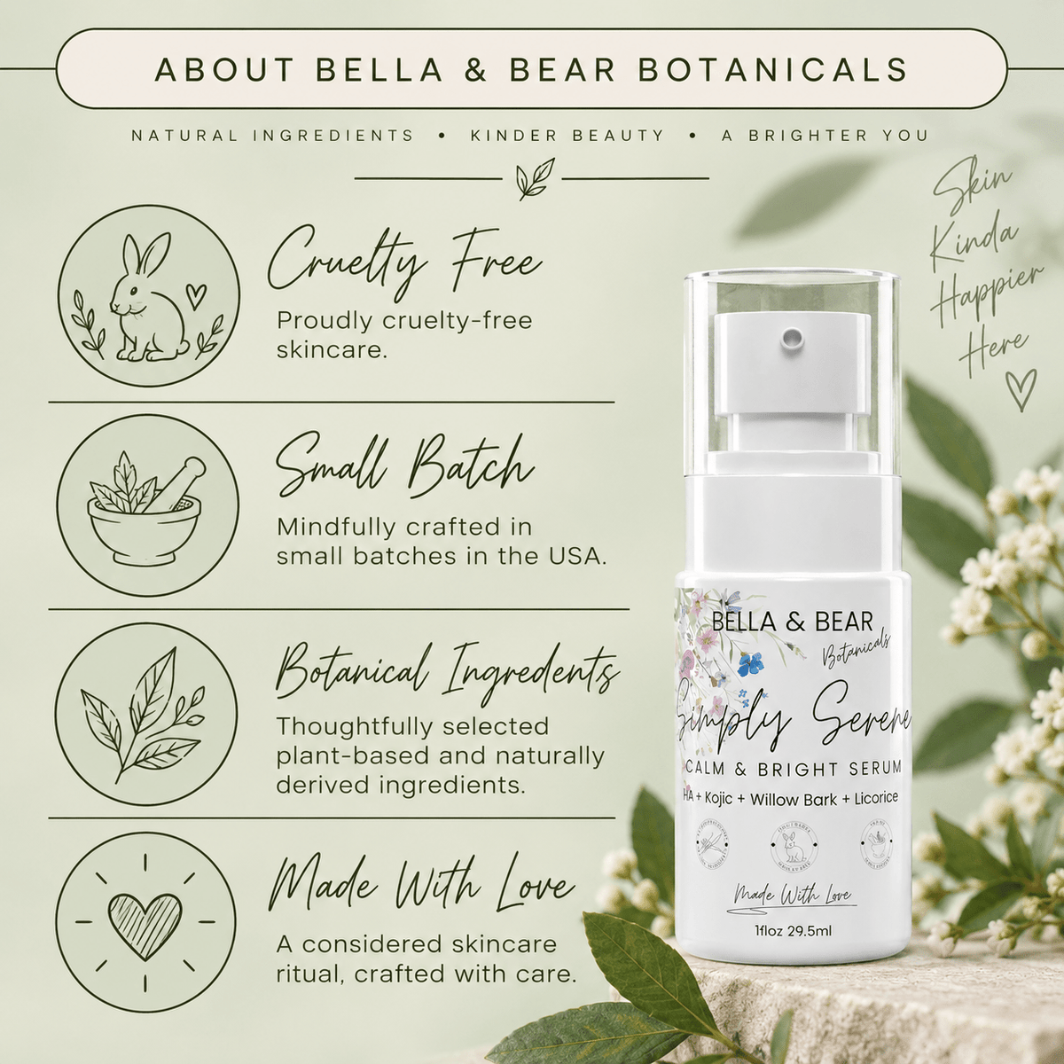 Bella & Bear Botanicals cruelty-free small-batch botanical skincare