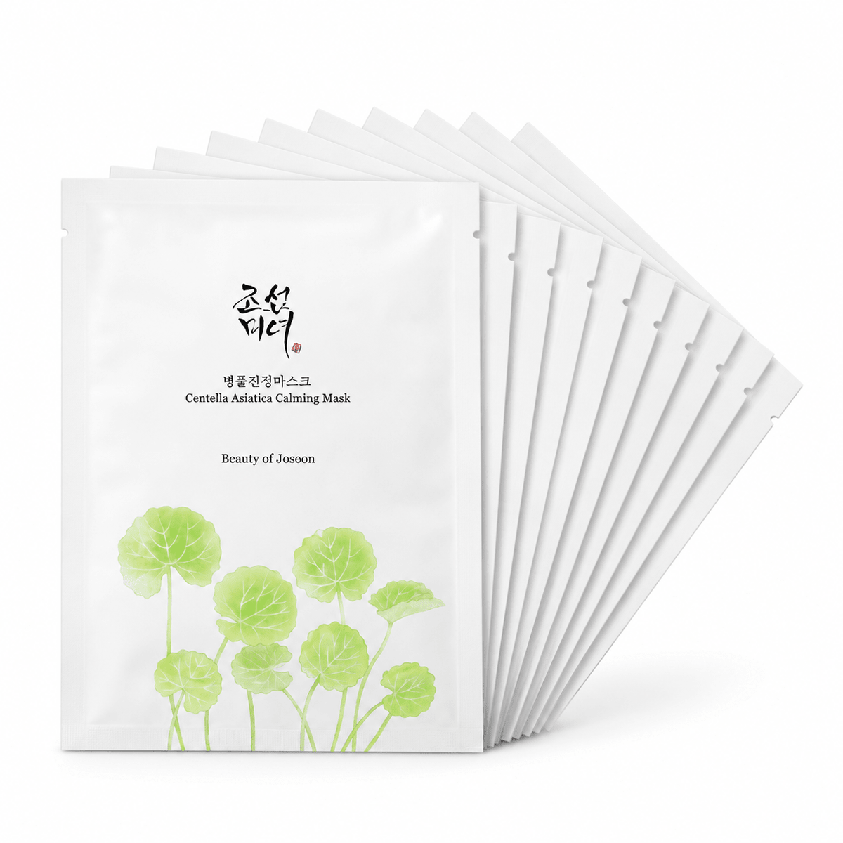 Beauty of Joseon Centella Asiatica Calming Mask 10 Sheets on white