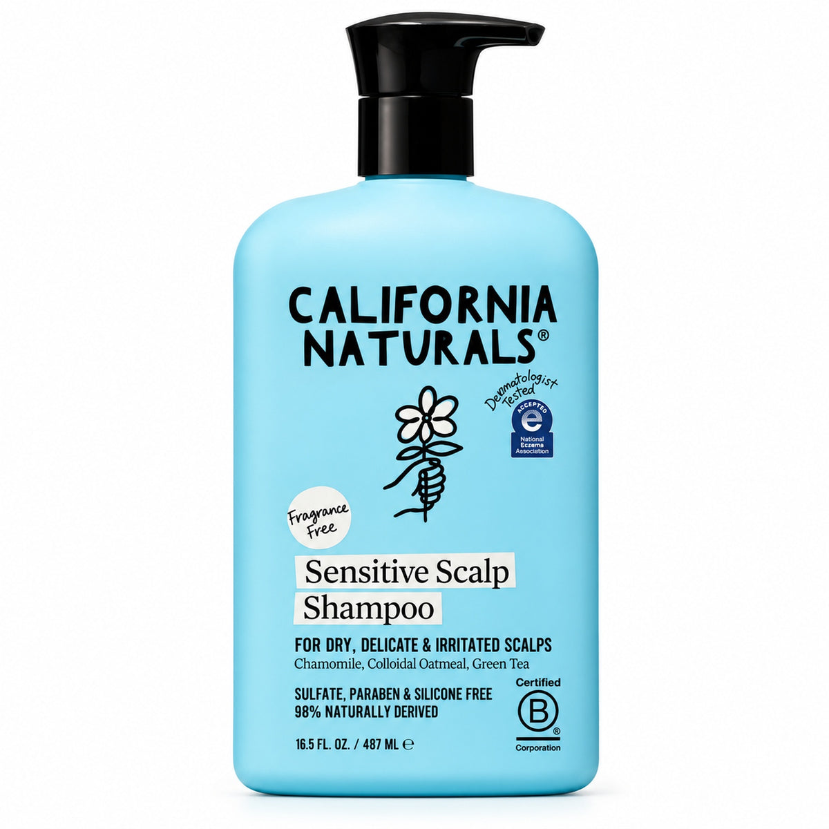 California Naturals Sensitive Scalp Shampoo 16.5 oz