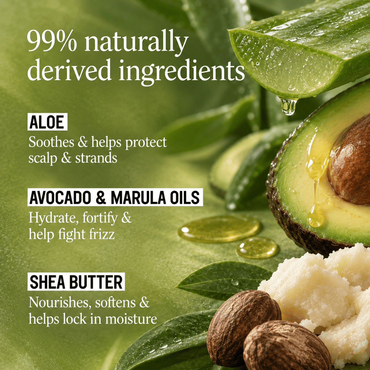 California Naturals Super Moisture Conditioner key naturally derived ingredients