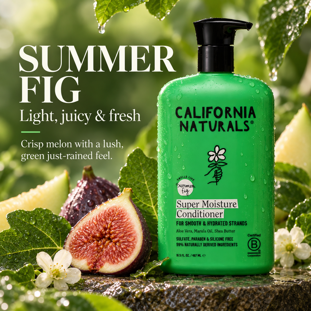 California Naturals Super Moisture Conditioner Summer Fig scent