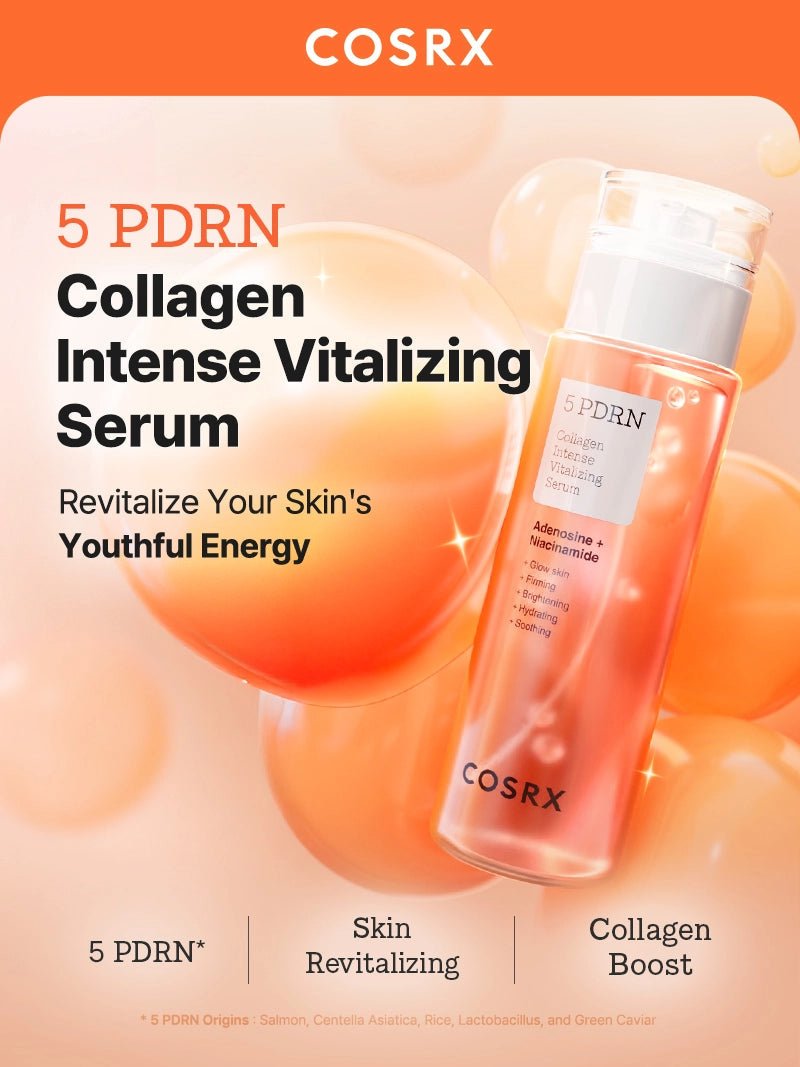 COSRX 5 PDRN Collagen Intense Vitalizing Serum official English detail panel 1