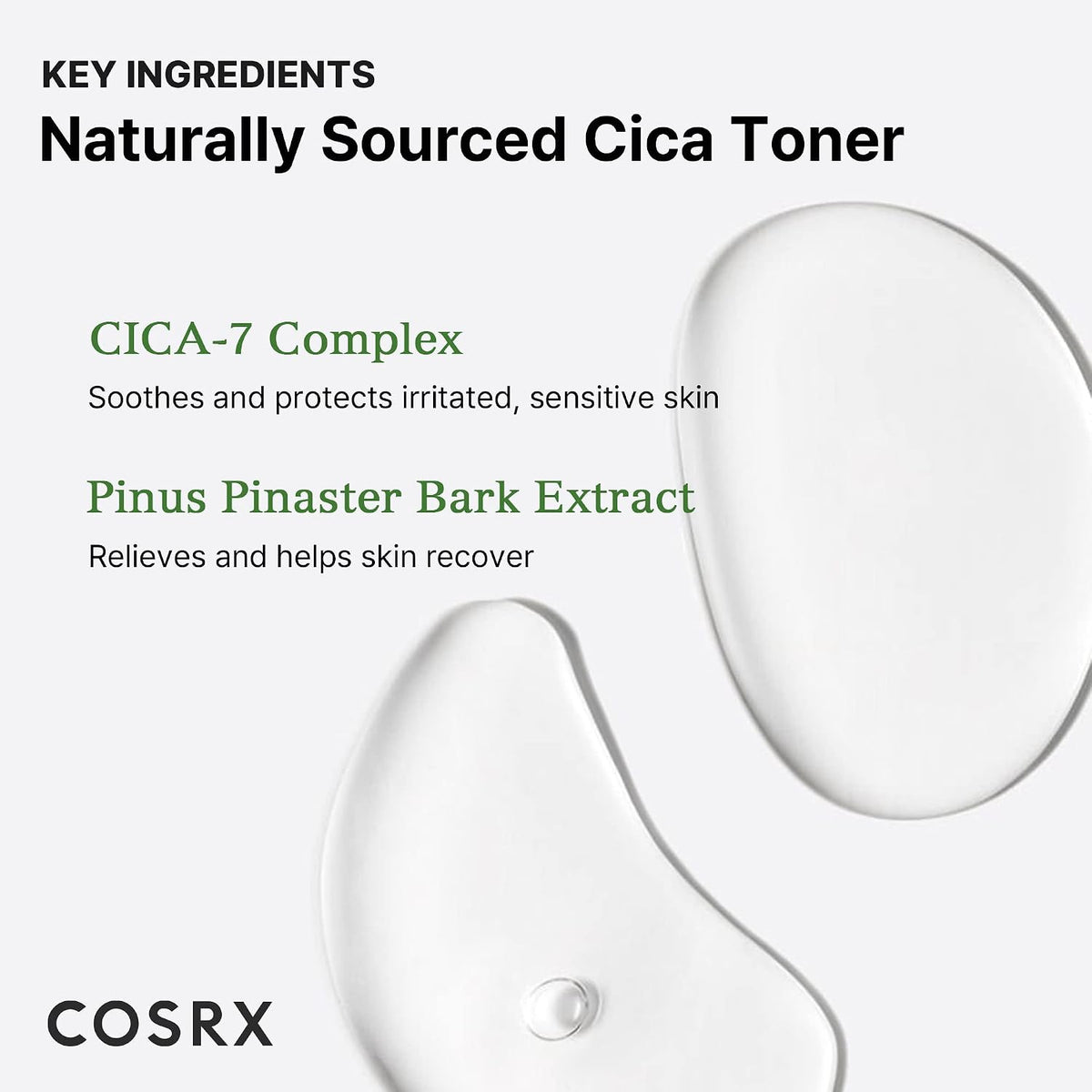 COSRX Pure Fit Cica Toner 150mL amazon information panel 3