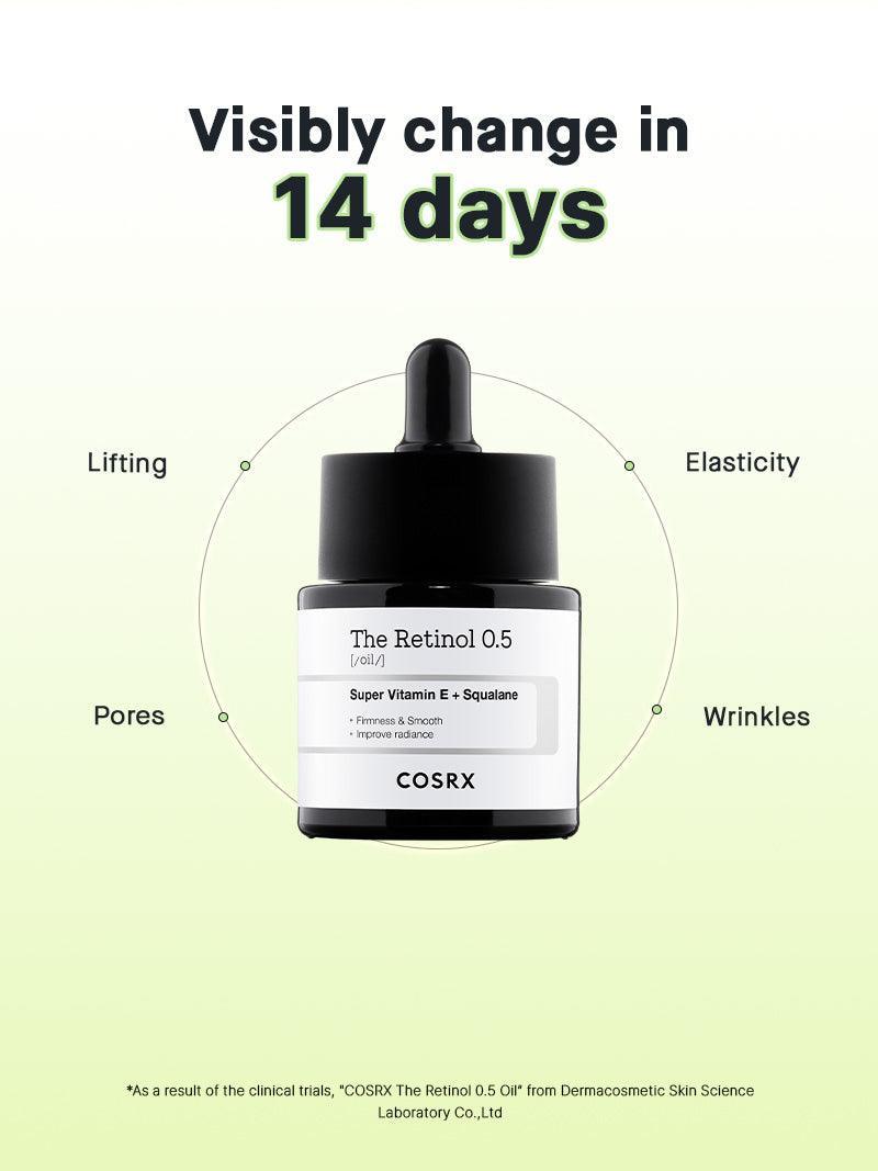 COSRX Retinol 0.5 Oil official product information 2