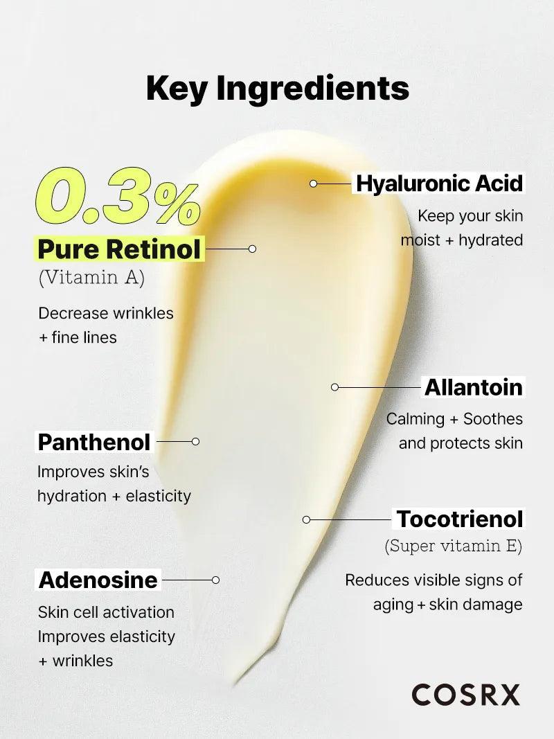 COSRX The Retinol 0.3 Cream 20mL product information official-12
