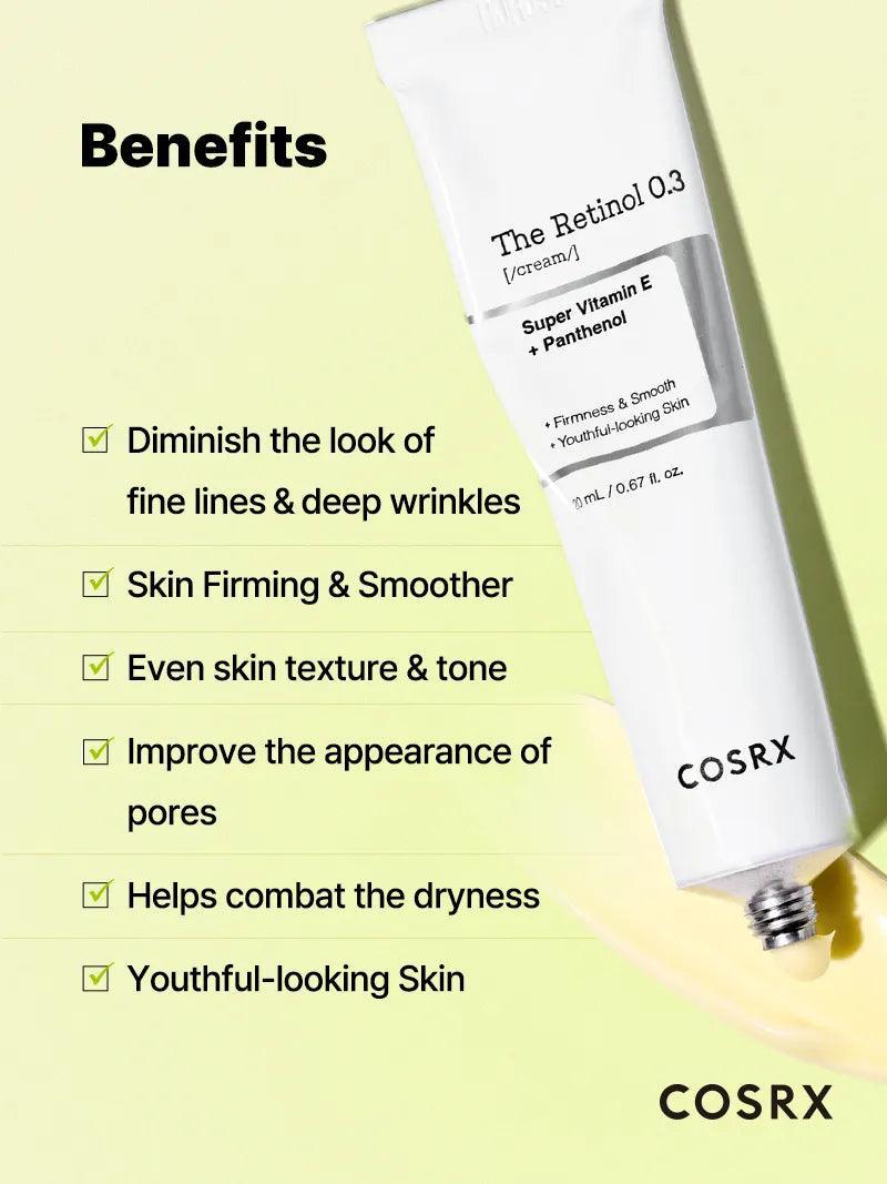 COSRX The Retinol 0.3 Cream 20mL product information official-3