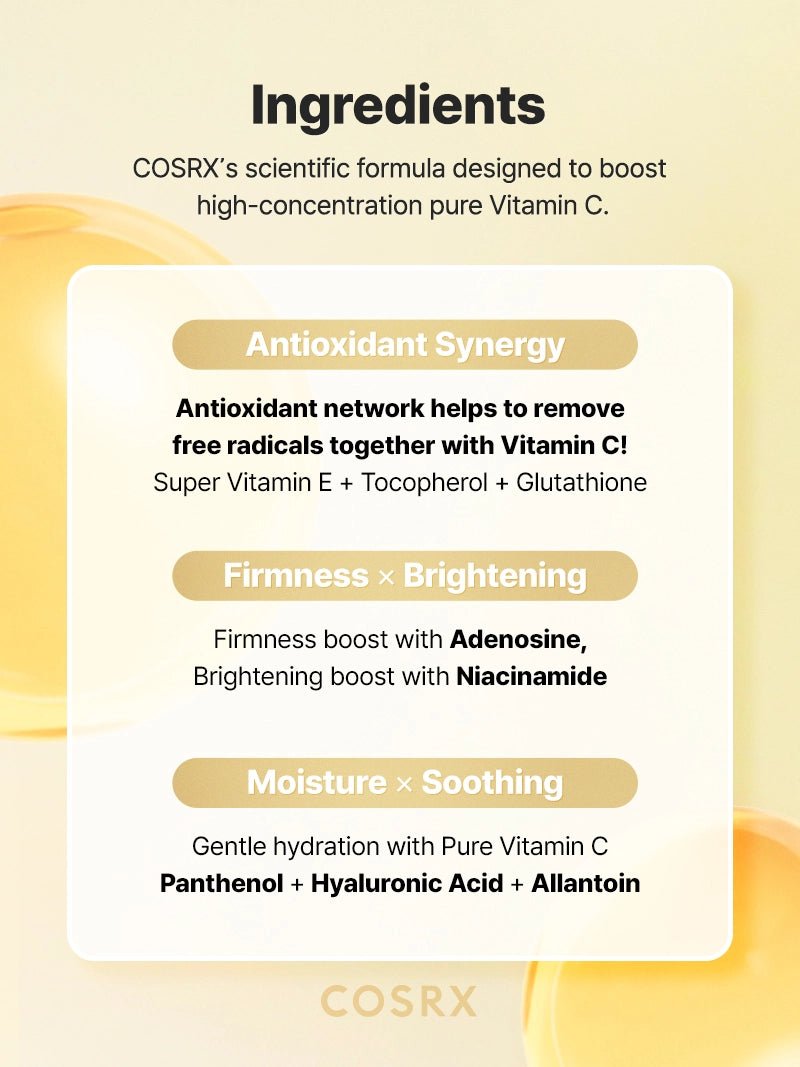 COSRX The Vitamin C 13 Serum 20ml β English product information official-11